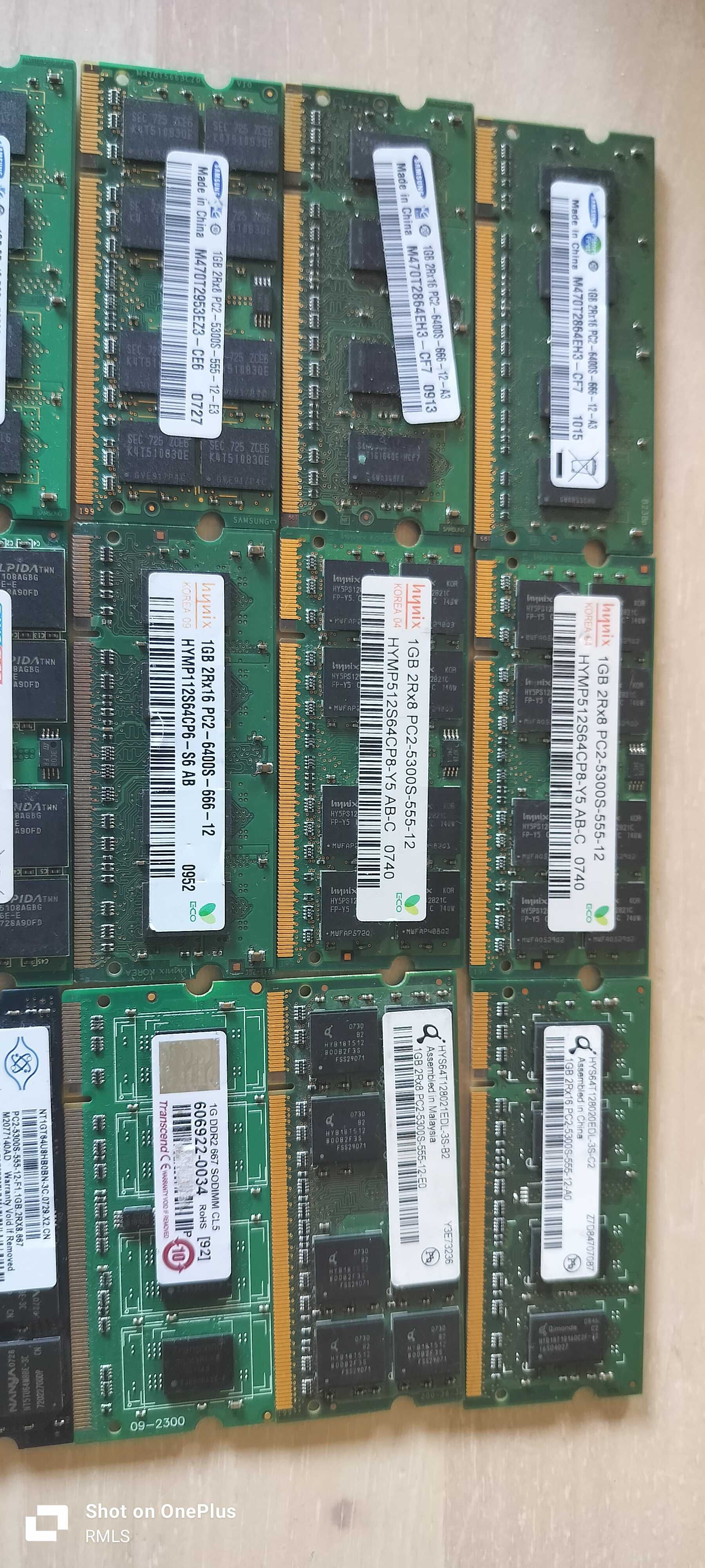 memória ram pc3 de 2 gb cada módulo