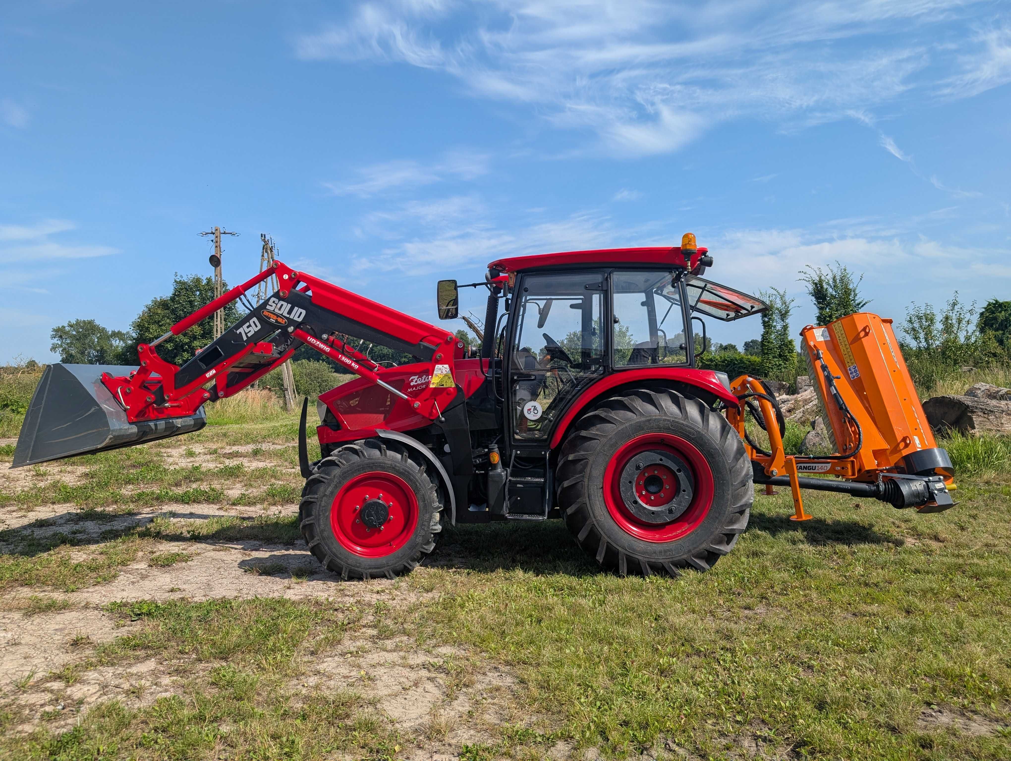 ZETOR Major CL80 z wyposażeniem