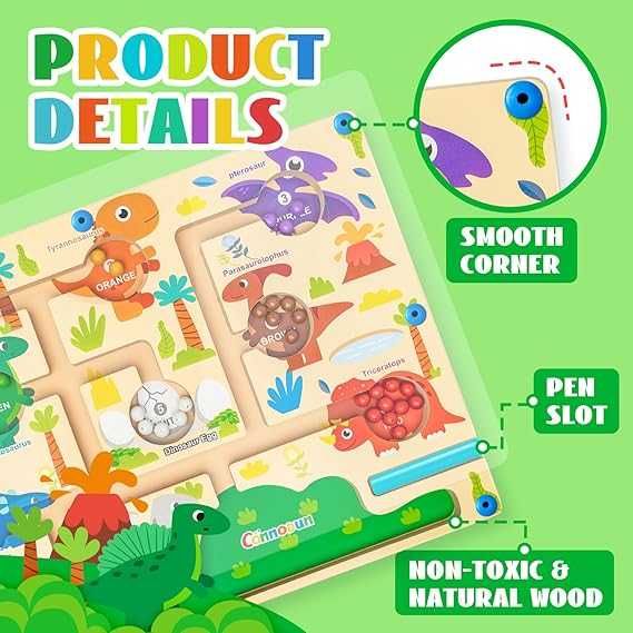 Tablica Magnetyczna Gra edukacyjna Labirynt Montessori Dla Dzieci