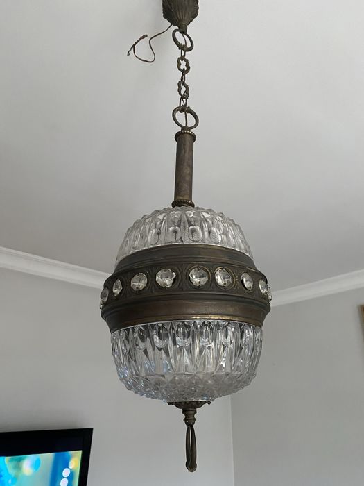 Stara włoska lampa sufitowa