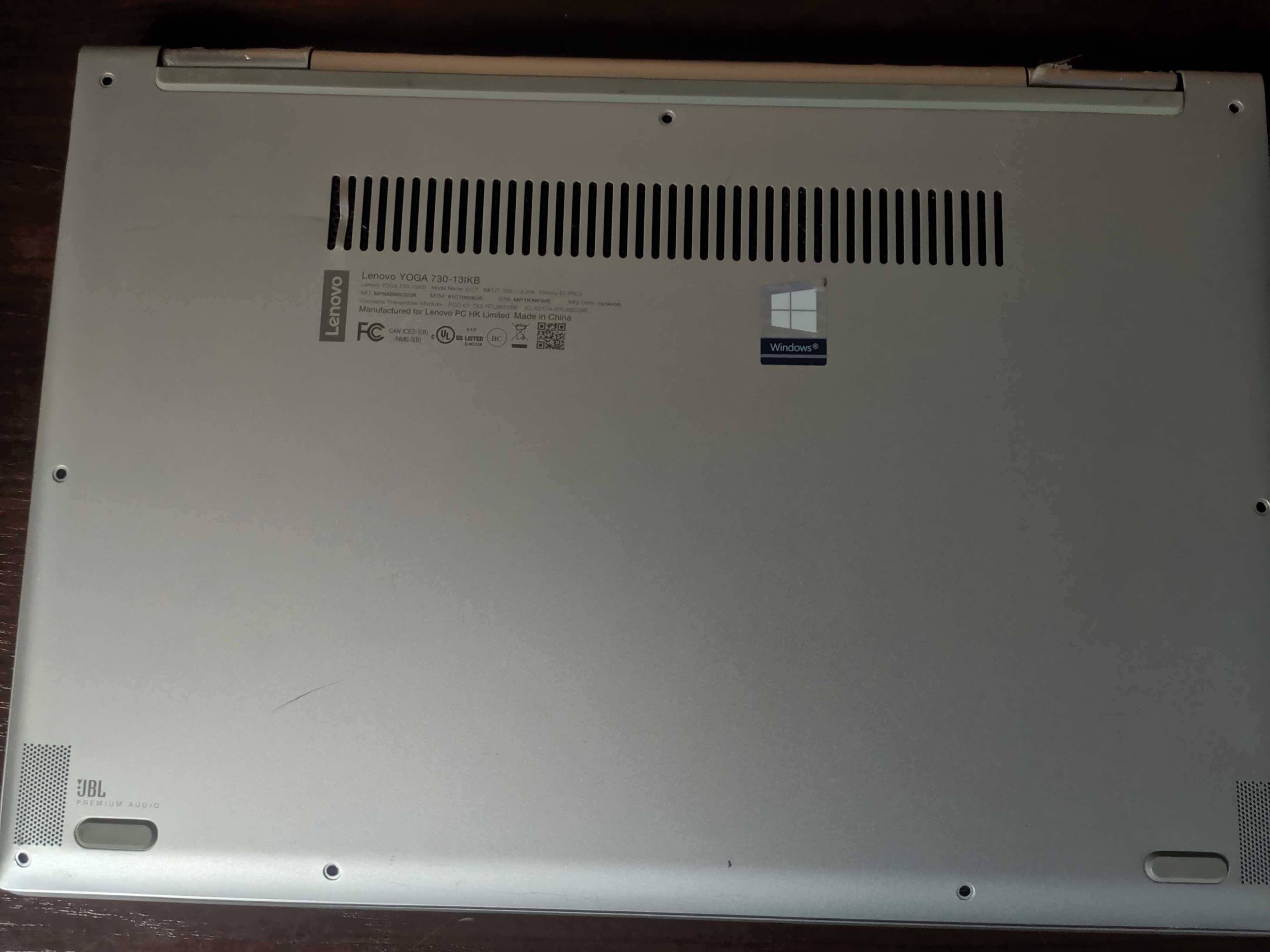 Ноутбук Lenovo Yoga 730-13IKB/ і5-8250U/8Gb