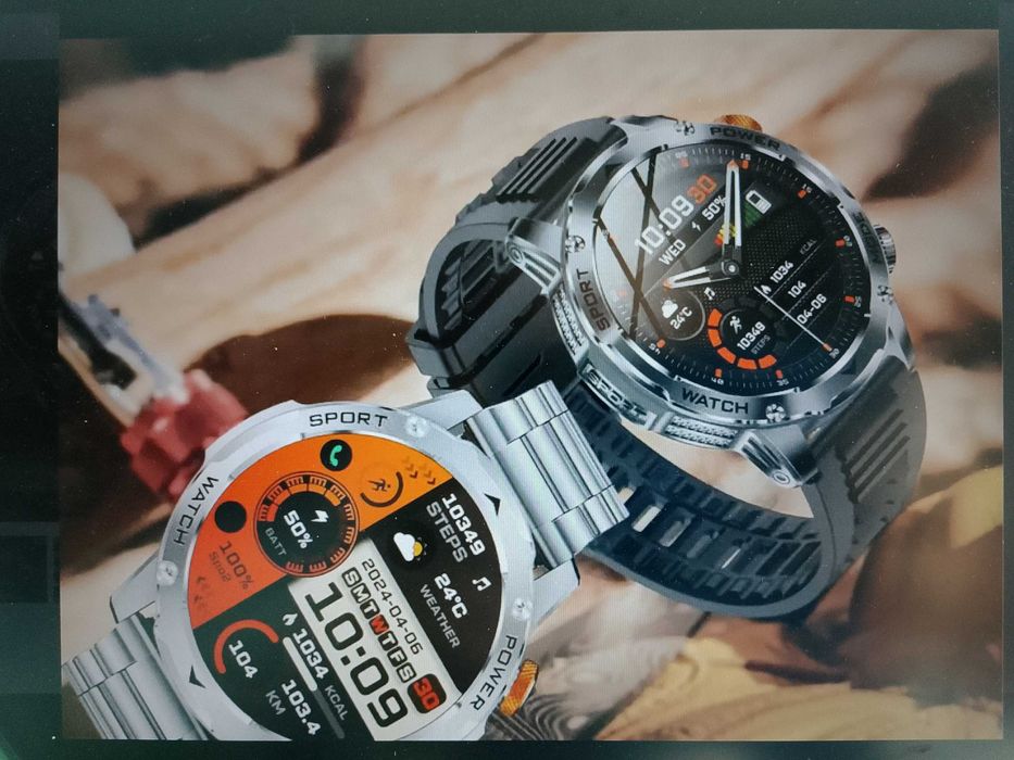 Smartwatch 2025r. bateria 1000 mAh piękny nowy obudowa stop+branzoleta