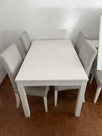 Conjunto mesa + 4 cadeiras ikea
