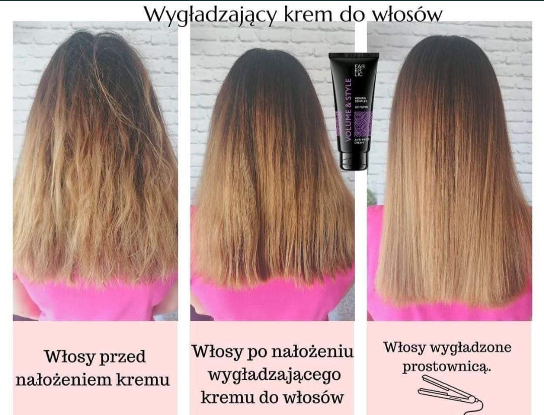 Wygładzający krem do włosów Faberlic