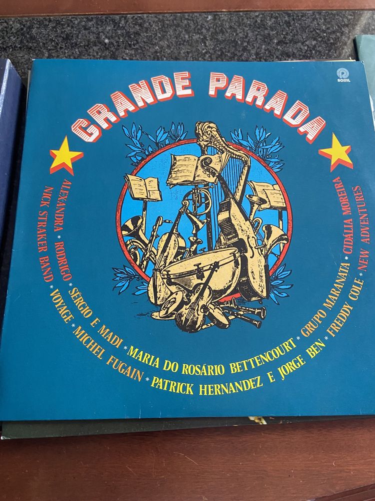 Discos variados grandes e pequenos em bom estado de conservacao