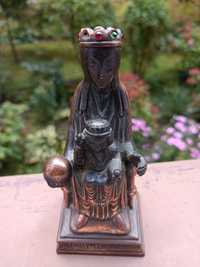 Maria de Montserrat .Statua ,rzeźba w miedzi.