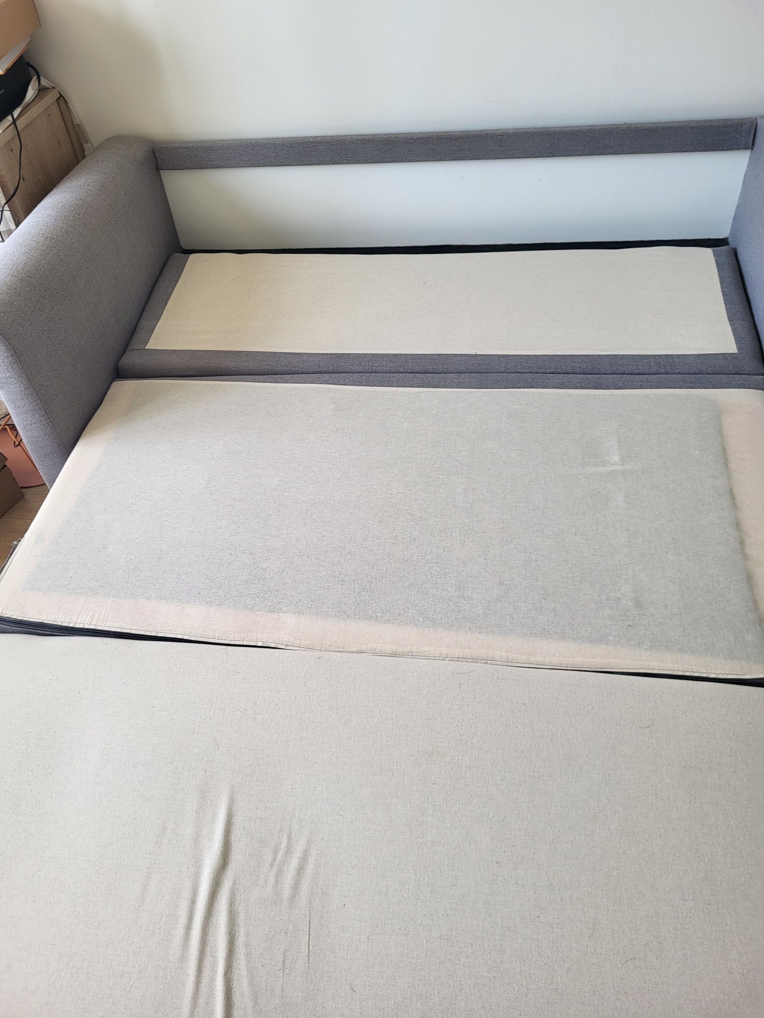 Kanapa rozkładana szara sofa abra meble