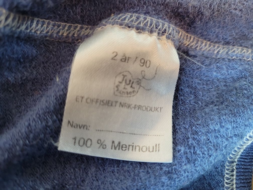Kangurek bluzka zapinana r 90 2lata 100proc merino
