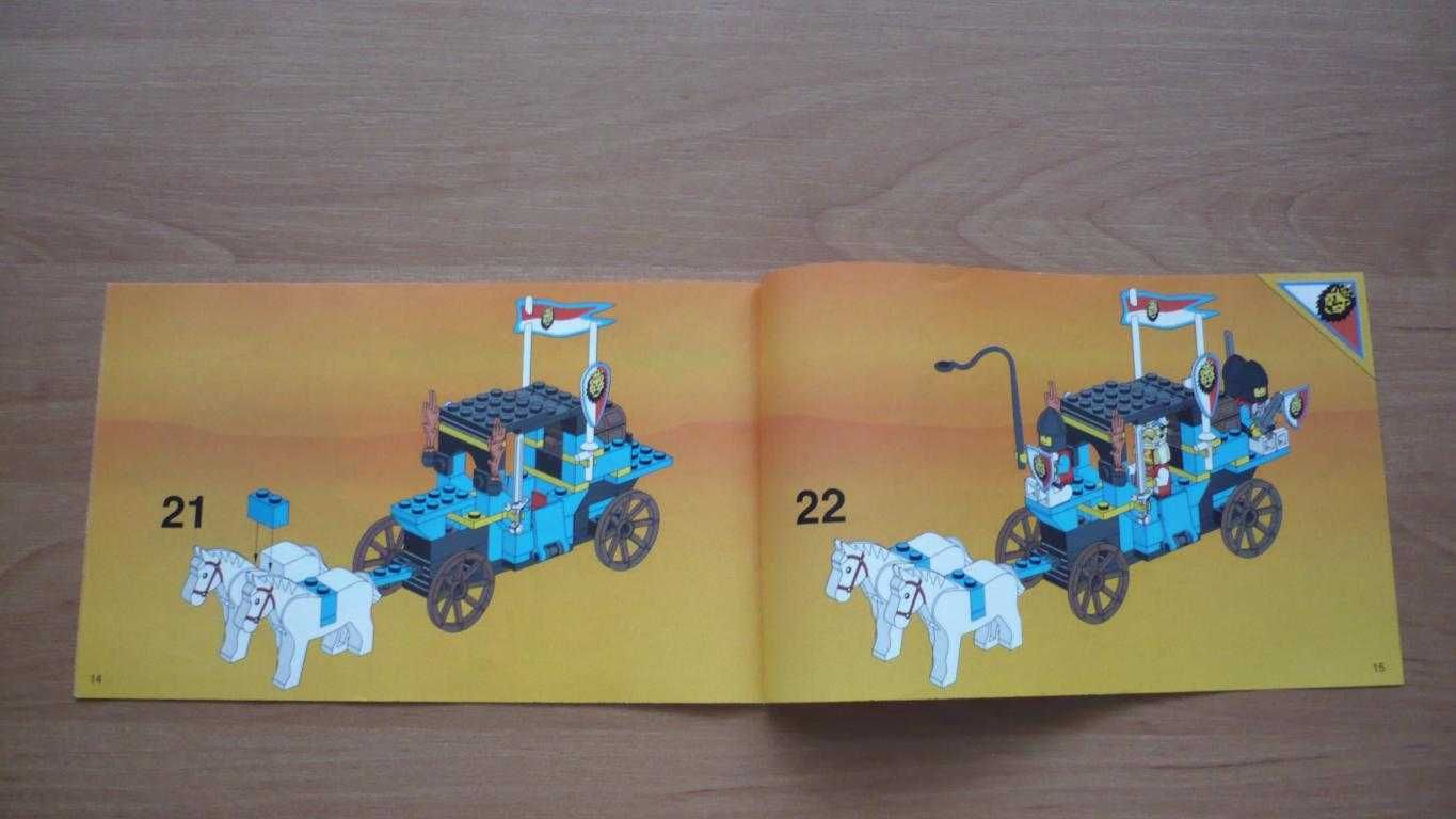 Klocki LEGO® 6044 Castle - King's Carriage 1995r. Kompletność 100% BOX