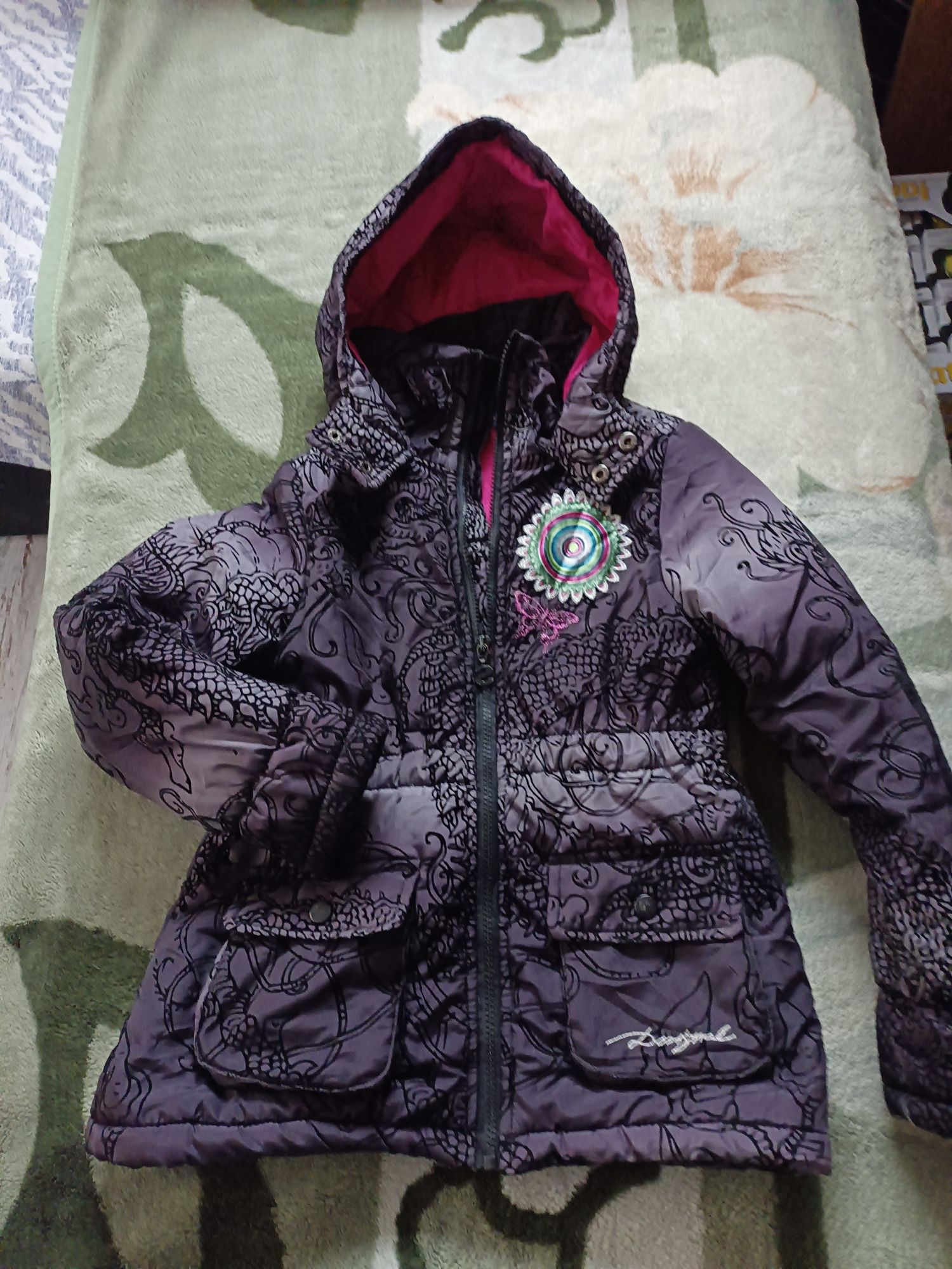 Desigual kurtka ocieplana roz 140 cm