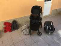 Carrinho de bebê da máxi-cosi Zelia com baby coque