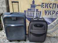 2 великих валізи чемодана