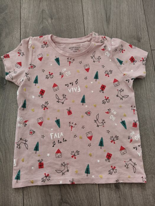 Bluzka świąteczna bawełniana