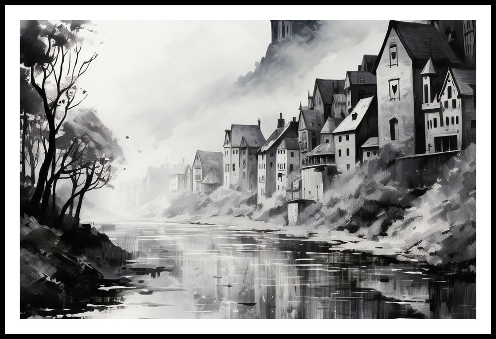 Plakat 91,5x60cm Mglisty Refleks