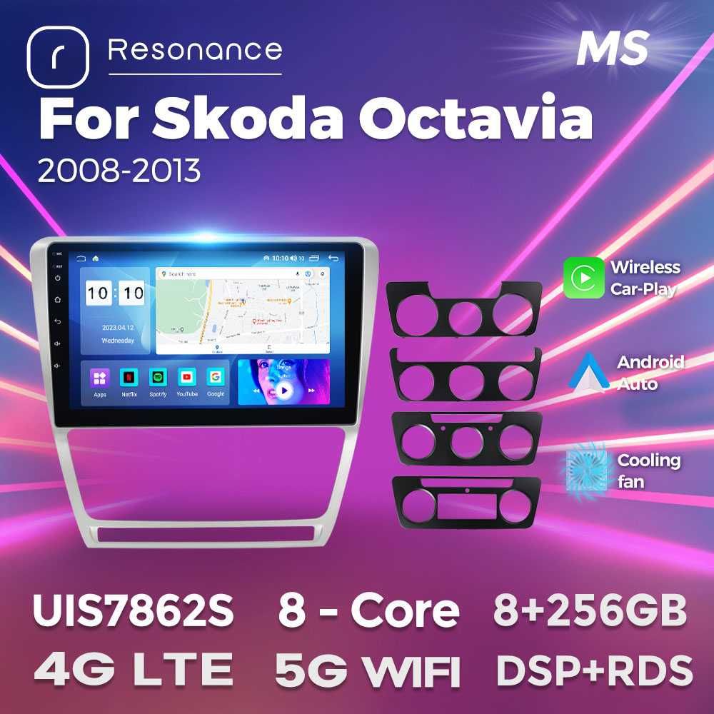 Штатна магнітола Skoda Octavia A5 android GPS навігація Октавія