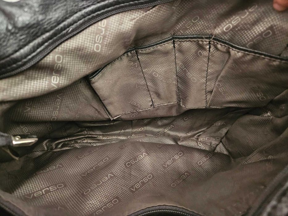 Torebka Verso - czarna, typu "worek"