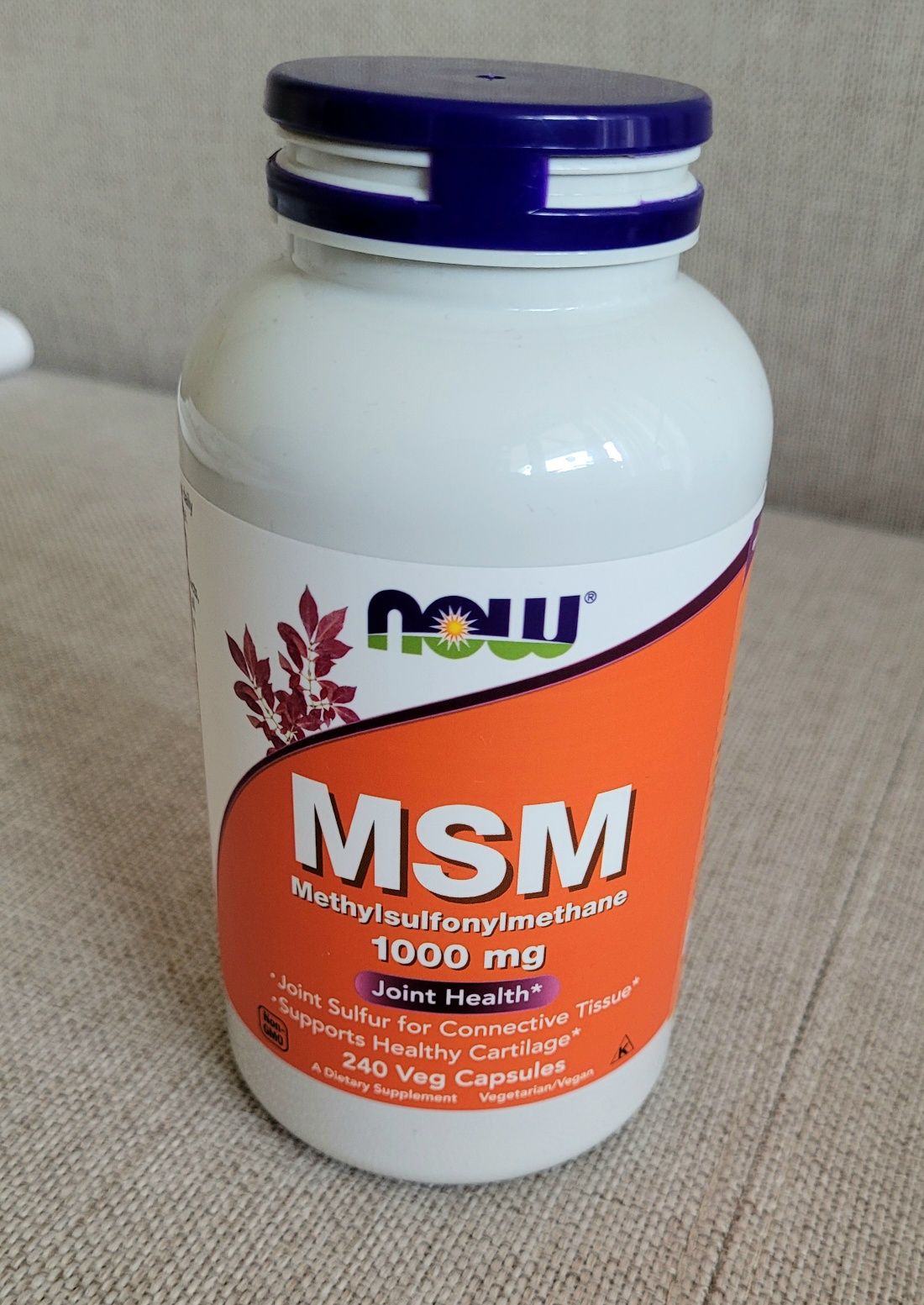 MSM siarka organiczna Now Foods