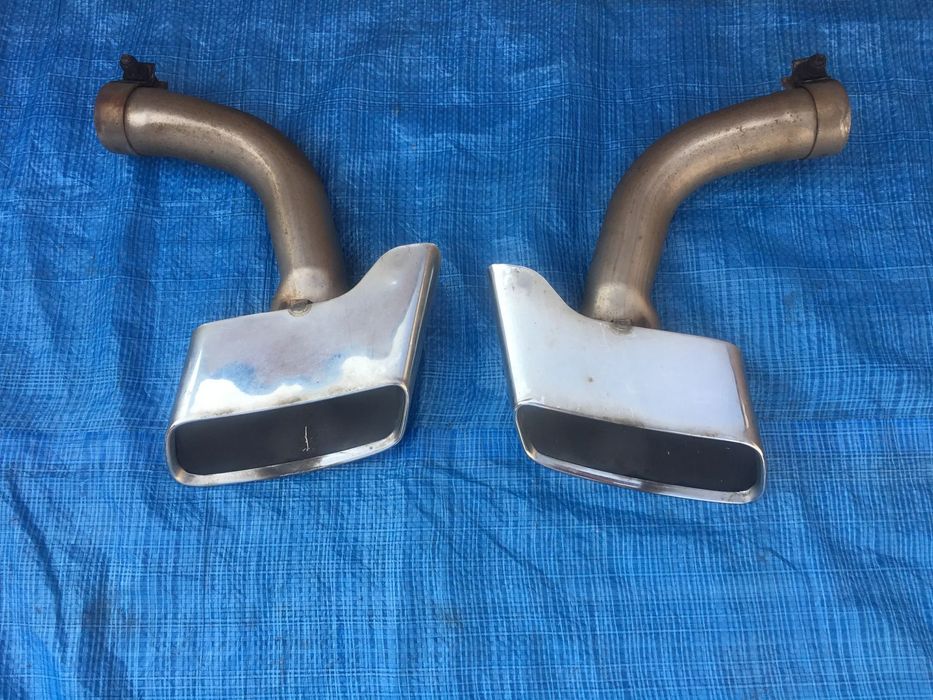 Audi Q7 4M Końcówki Wydechu Tył Prawa Lewa Tłumik Końcowy 2018r