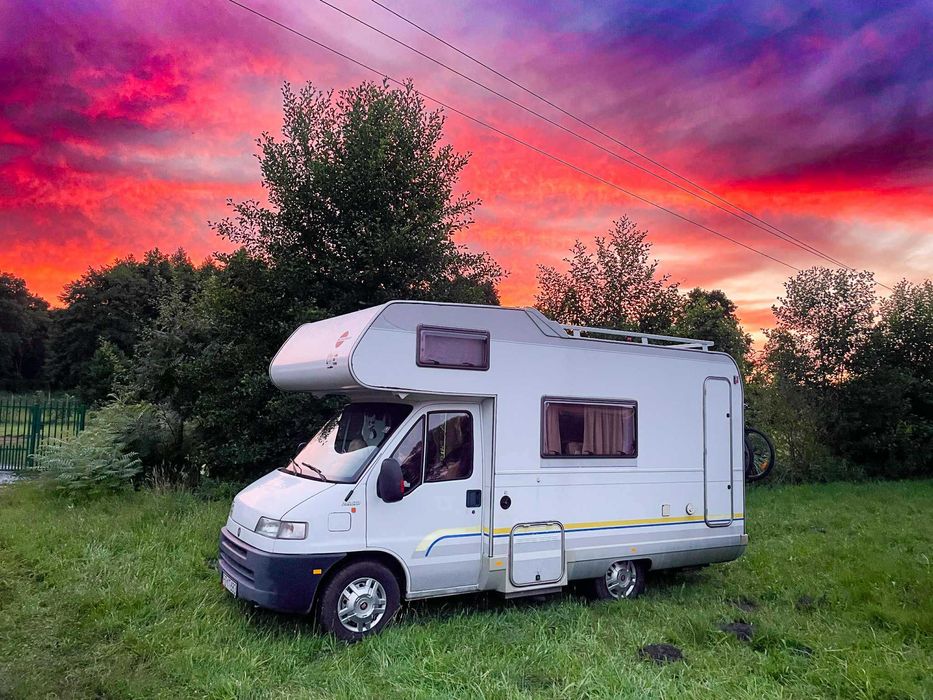 Fiat Ducato, kamper, 2.8 td, Burstner, wersja zimowa, warto obejrzeć