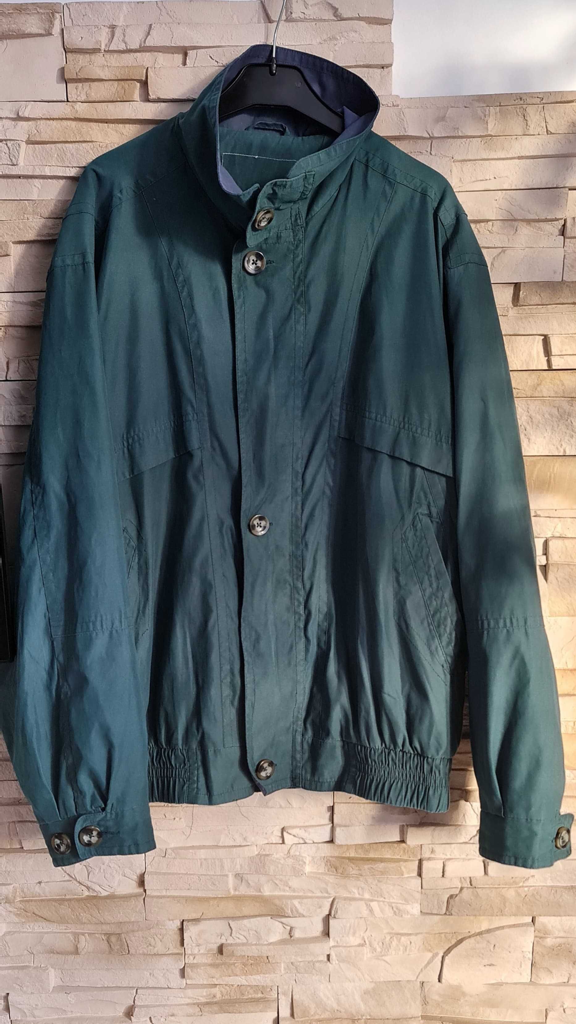 Turkusowa kurtka parka c&a