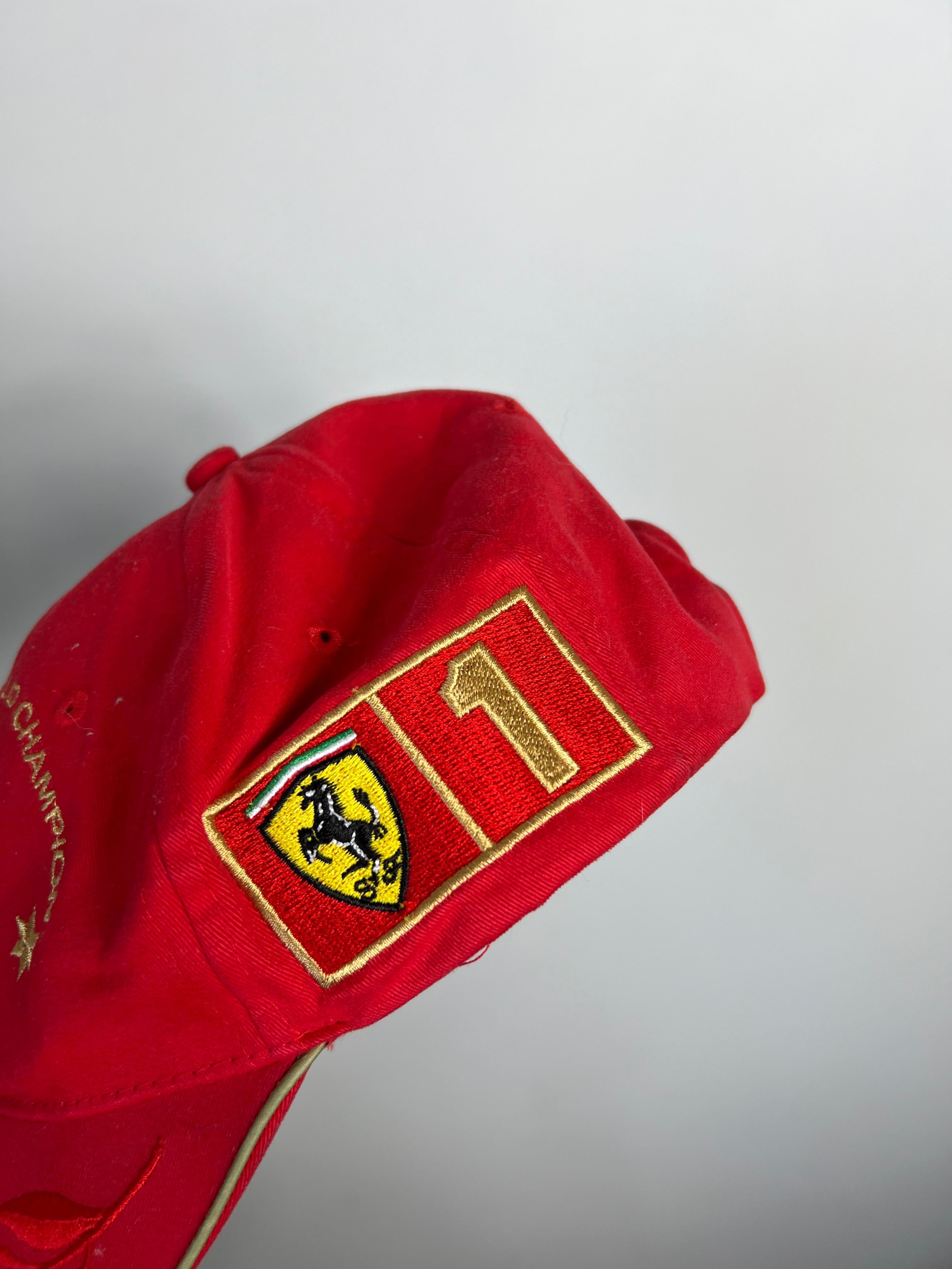 czapka Ferrari Michael Schumacher 2002 F-1 World Champion vintage