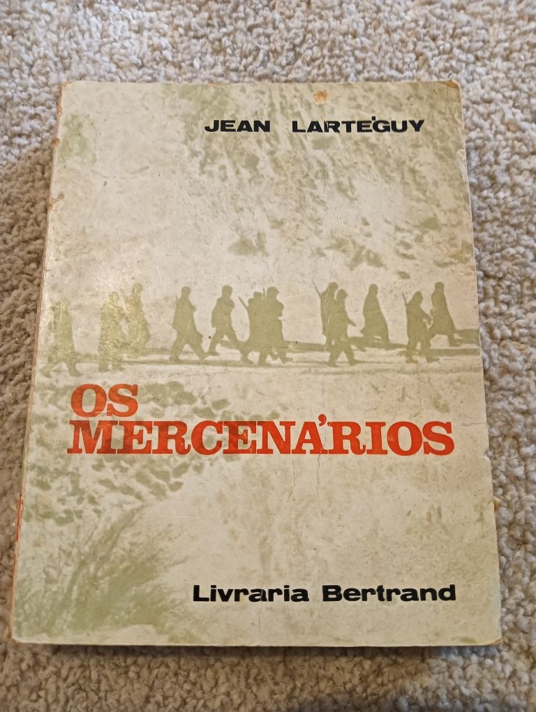 Os Mercenários Jean Larteguy livro antigo .Livrari Bertrand