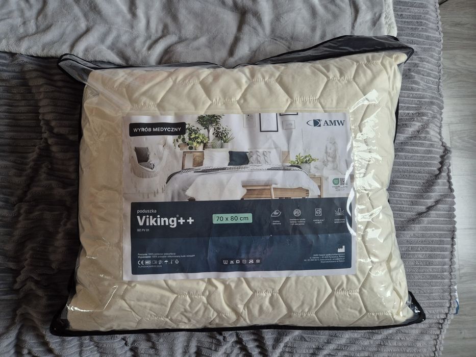 Poduszka Viking ++ rozmiar 70 x 80 cm wyrób medyczny miękka puszysta