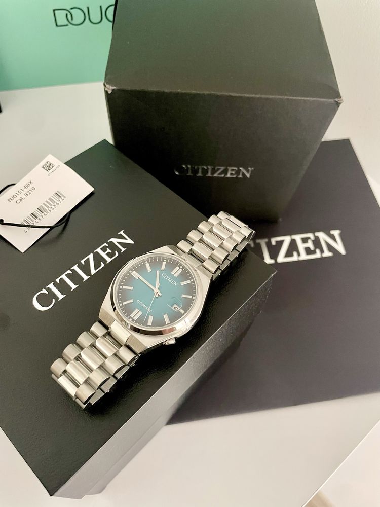 Zegarek Citizen Tsuyosa Blue Gradient NJ0151-88X Automatic  Sapphir