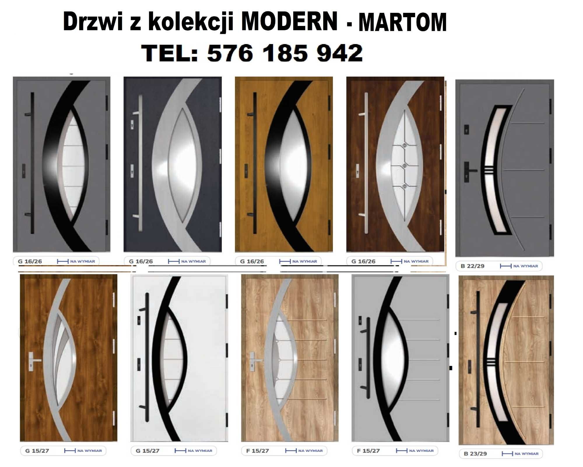 Drzwi do BLOKU wejściowe - zewnętrzne z MONTAŻEM ,Wyprzedaż!! Polskie