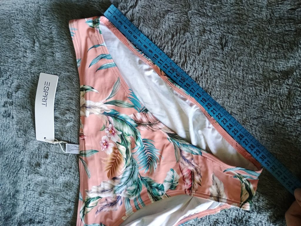 Dół od bikini Tropikalne kwiaty