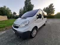 Opel Vivaro 9 osobowy z Klimatyzacją po serwisie tylne skrzydełka zadbany