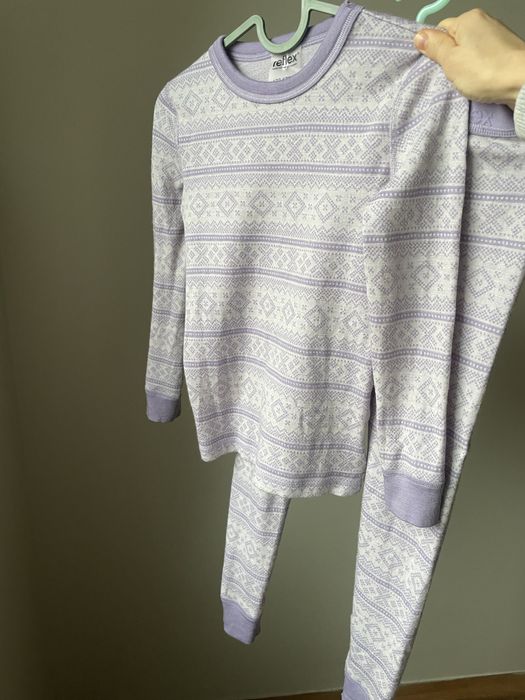 Komplet piżama merino wełna reflex 122-128