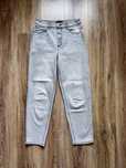 Szare spodnie dżinsy jeansy mom jeans Mohito