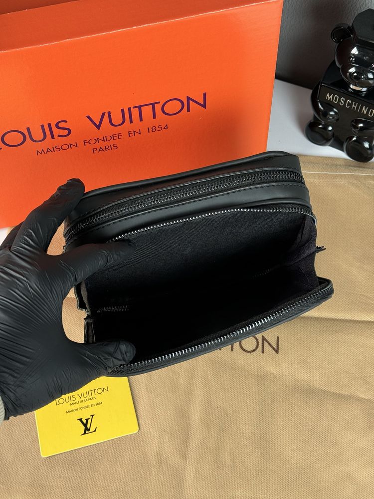 Мужская сумка Louis Vuitton чоловіча сумка бананка барсетка месенджер