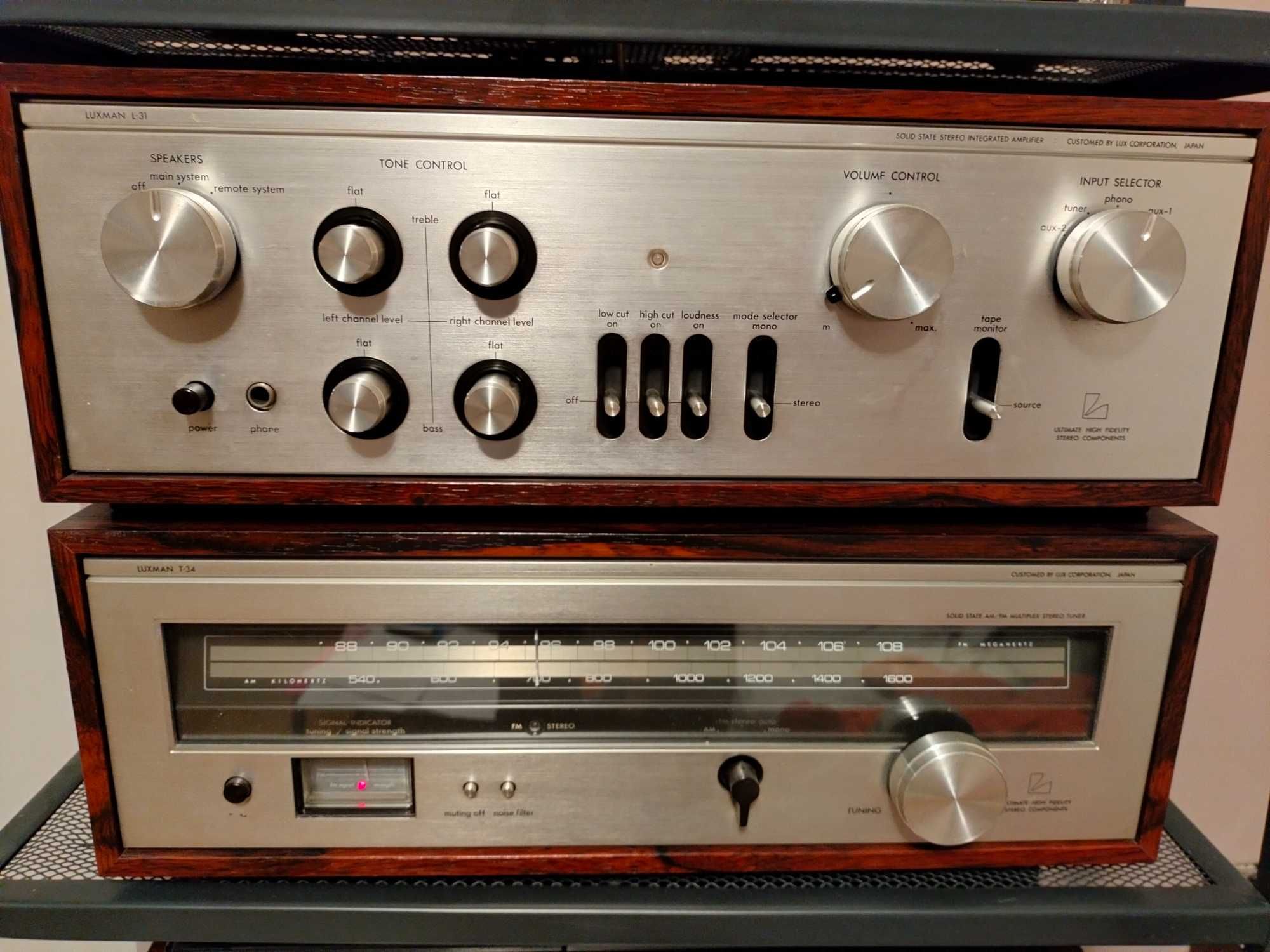 Luxman L31 + T34 wzmacniac i tuner