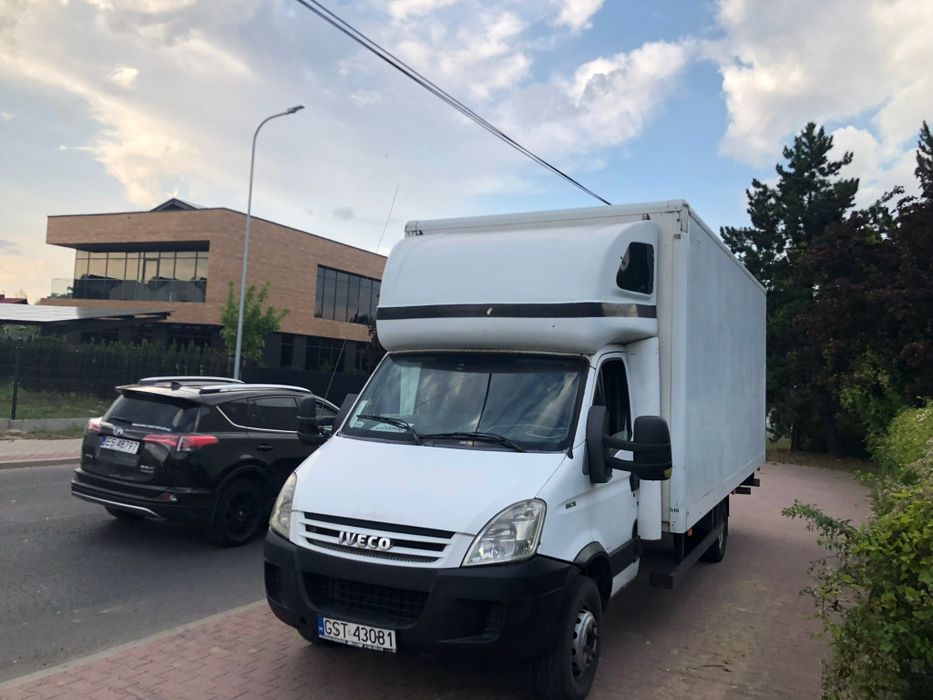 Iveco daily 3.0 bliźniak kontener winda kamera cofania klima Webasto