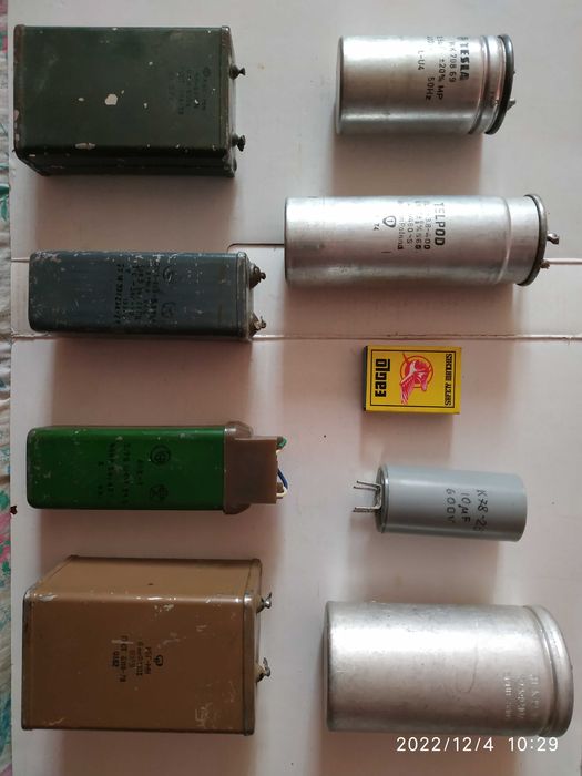 Сетевые конденсаторы (пусковые и рабочие конденсаторы для двигателей)