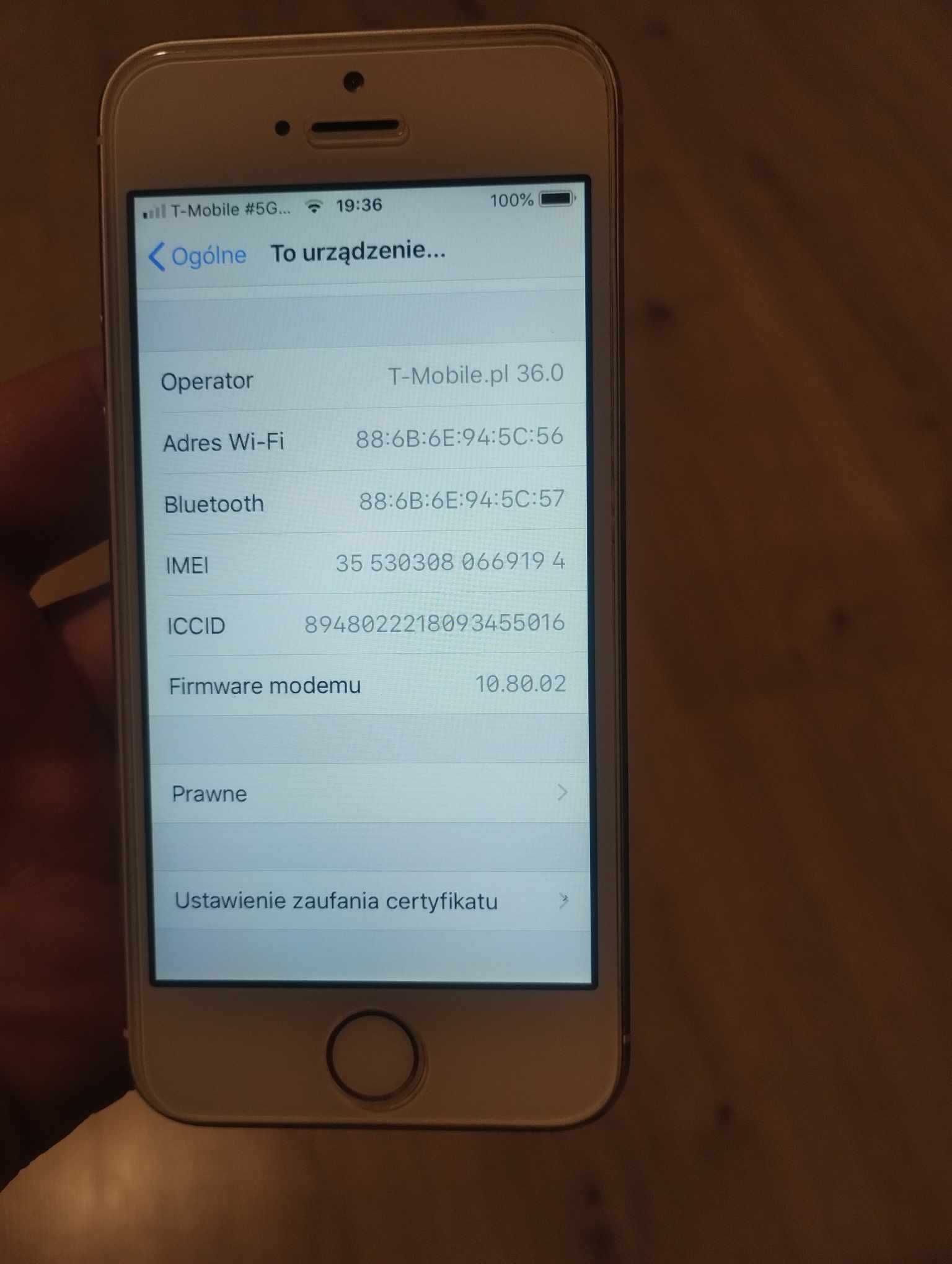 iphone 5s 16gb srebrny