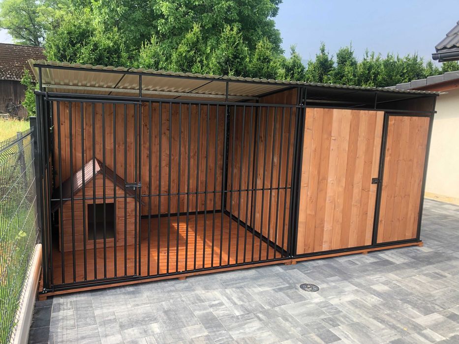 kojec dla psa , klatka wybiegowa+ buda