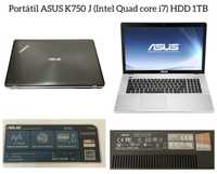 Portatil ASUS K750J Intel Quad Core i7 (Ice cool) SONIC MASTER