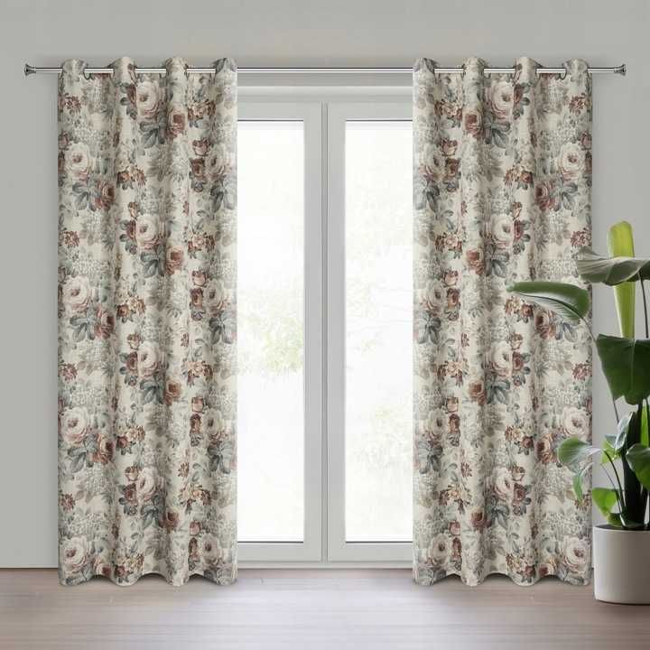 Zasłona gotowa 140x250 cm naturalny