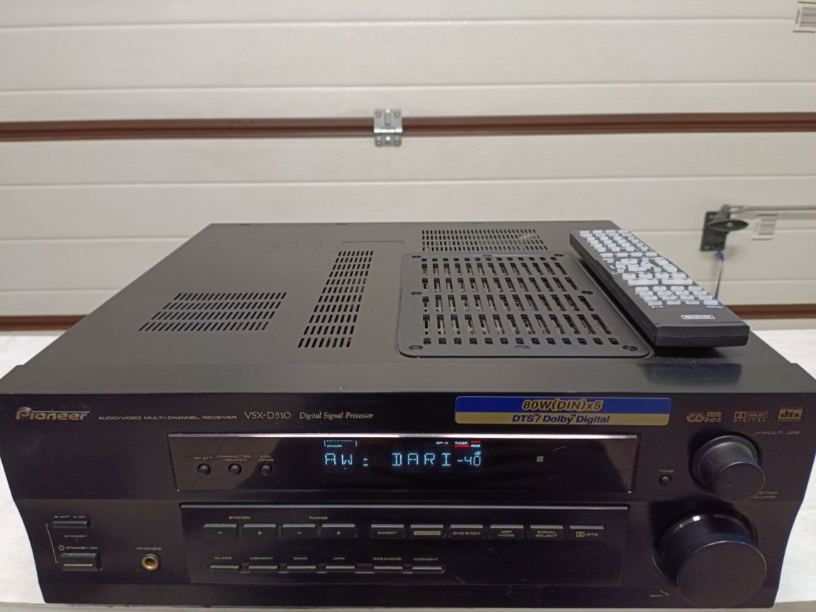 Amplituner AV 5.1 PIONEER VSX-D510 DTS, DD, pilot