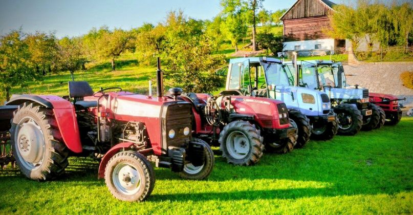 Landini globus 70 4x4 silnik 4 Perkins