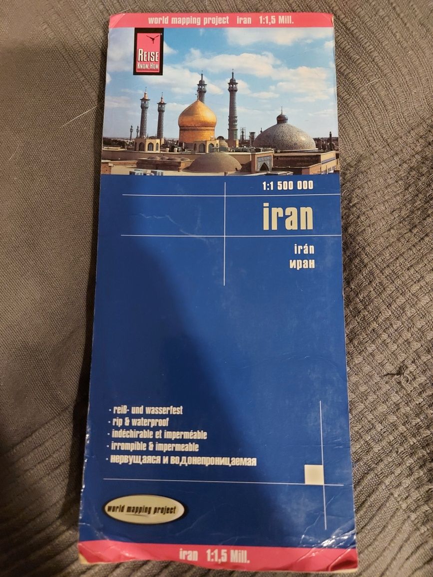 Iran mapa używana