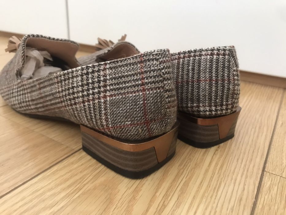 Sapatos xadrez como novos (37)