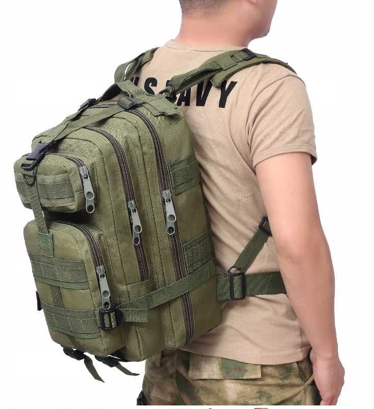 Plecak wojskowy, taktyczny, militarny, NOWY 35L, Zielony, Turystyczny