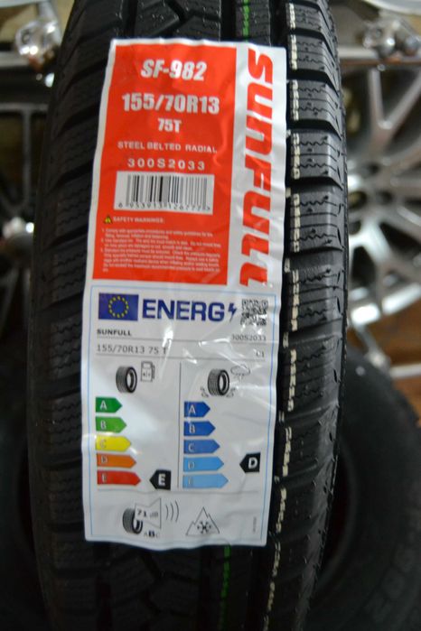2x zima nowe 155/70r13 Sunfull 2022rok Sf-982 zimowe 155/70-13