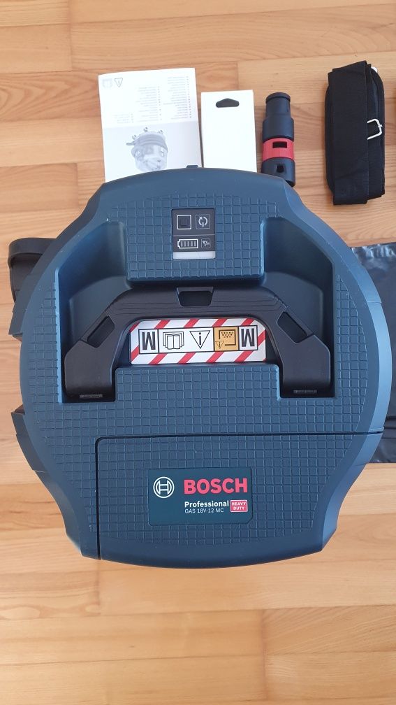 Odkurzacz akumulatorowy Bosch GAS 18V-12 MC. Nie używany.