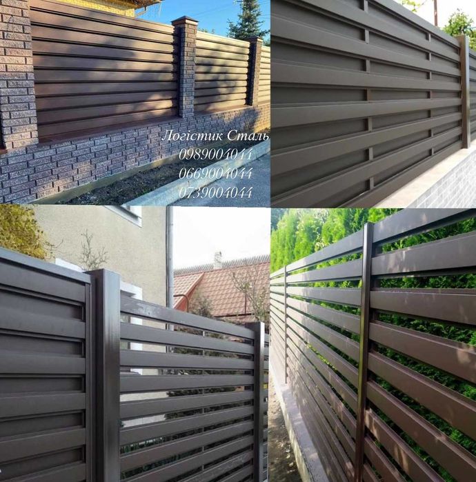 Забор Ранчо Металевий Паркан Жалюзи