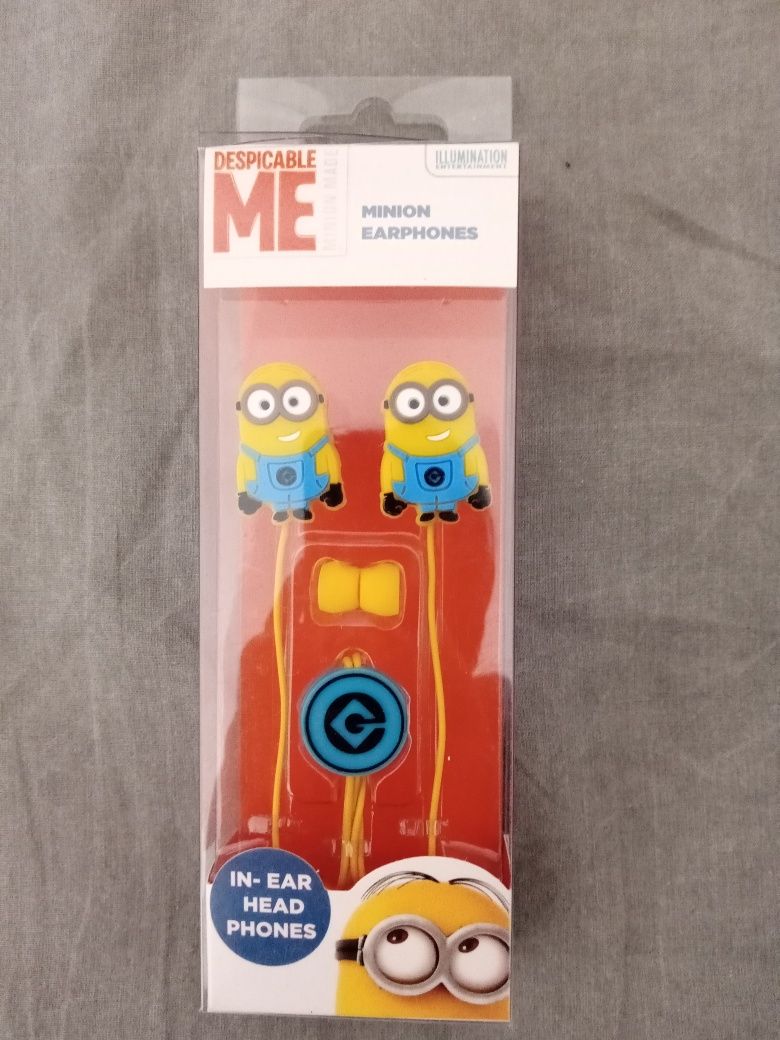 Minions In ear phones fones PORTES GRÁTIS